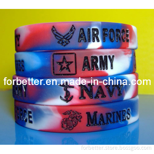 Debossed Silicone Wristband